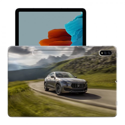Дизайнерский силиконовый чехол для Samsung Galaxy Tab S7 Maserati