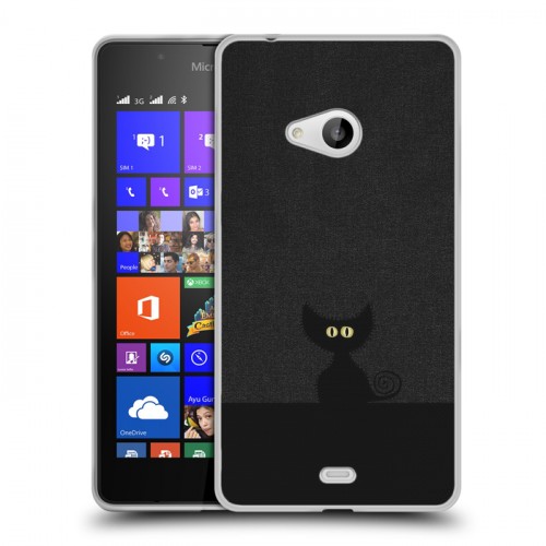 Дизайнерский пластиковый чехол для Microsoft Lumia 540 Абстрактный минимализм