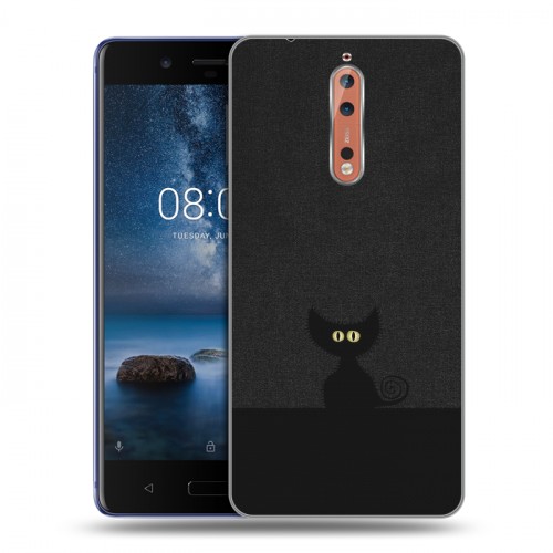 Дизайнерский пластиковый чехол для Nokia 8 Абстрактный минимализм