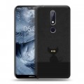 Дизайнерский силиконовый чехол для Nokia 6.1 Plus Абстрактный минимализм