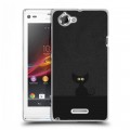 Дизайнерский пластиковый чехол для Sony Xperia L Абстрактный минимализм