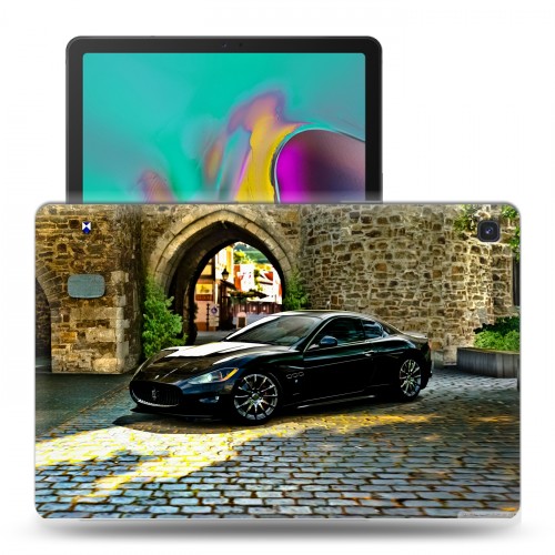 Дизайнерский силиконовый чехол для Samsung Galaxy Tab S5e Maserati