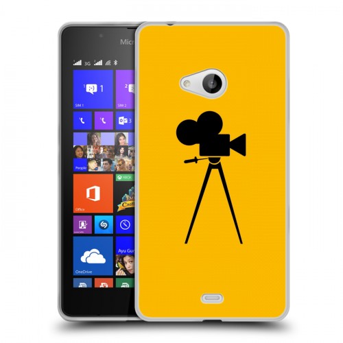 Дизайнерский пластиковый чехол для Microsoft Lumia 540 Абстрактный минимализм