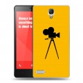 Дизайнерский пластиковый чехол для Xiaomi RedMi Note Абстрактный минимализм