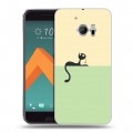 Дизайнерский пластиковый чехол для HTC 10 Абстрактный минимализм