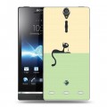 Дизайнерский пластиковый чехол для Sony Xperia S Абстрактный минимализм