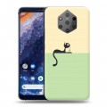 Дизайнерский силиконовый чехол для Nokia 9 PureView Абстрактный минимализм