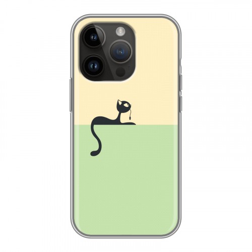 Дизайнерский силиконовый чехол для Iphone 14 Pro Абстрактный минимализм