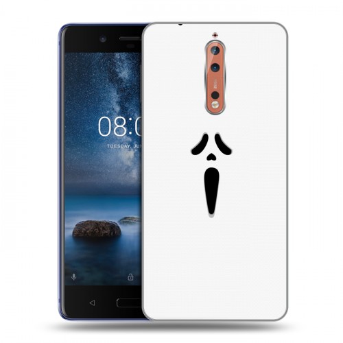 Дизайнерский пластиковый чехол для Nokia 8 Абстрактный минимализм