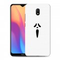 Дизайнерский силиконовый с усиленными углами чехол для Xiaomi RedMi 8A Абстрактный минимализм