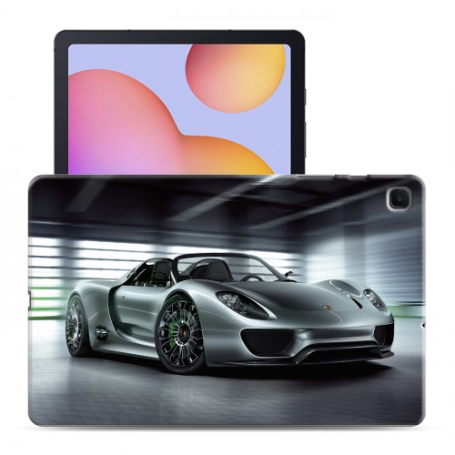 Дизайнерский силиконовый чехол для Samsung Galaxy Tab S6 Lite Porsche