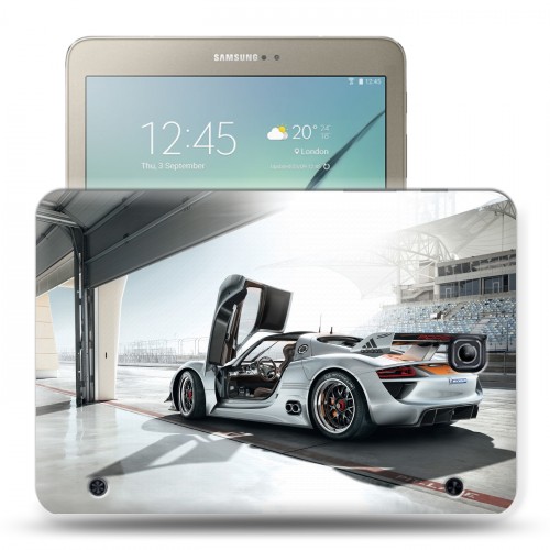 Дизайнерский силиконовый чехол для Samsung Galaxy Tab S2 8.0 Porsche