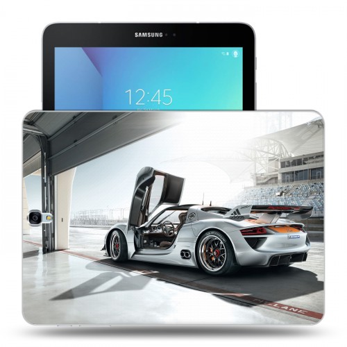 Дизайнерский силиконовый чехол для Samsung Galaxy Tab S3 Porsche