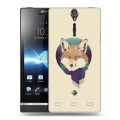 Дизайнерский пластиковый чехол для Sony Xperia S Абстрактный минимализм