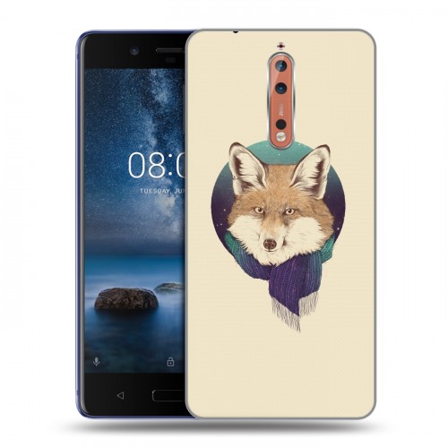 Дизайнерский пластиковый чехол для Nokia 8 Абстрактный минимализм