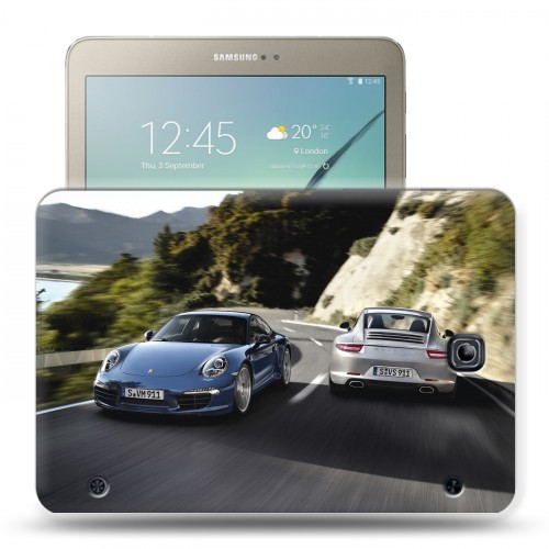 Дизайнерский силиконовый чехол для Samsung Galaxy Tab S2 8.0 Porsche