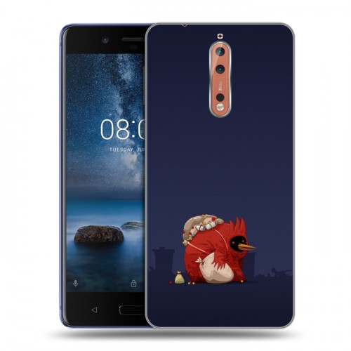 Дизайнерский пластиковый чехол для Nokia 8 Абстрактный минимализм