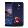 Дизайнерский пластиковый чехол для Nokia 7 Plus Абстрактный минимализм