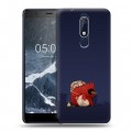 Дизайнерский пластиковый чехол для Nokia 5.1 Абстрактный минимализм