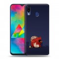 Дизайнерский пластиковый чехол для Samsung Galaxy M20 Абстрактный минимализм