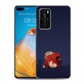 Дизайнерский пластиковый чехол для Huawei P40 Абстрактный минимализм