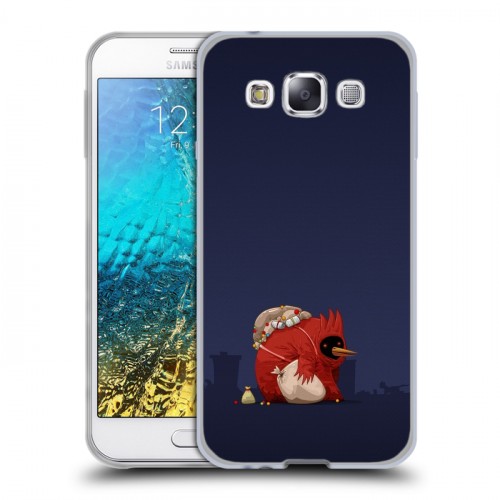 Дизайнерский пластиковый чехол для Samsung Galaxy E5 Абстрактный минимализм