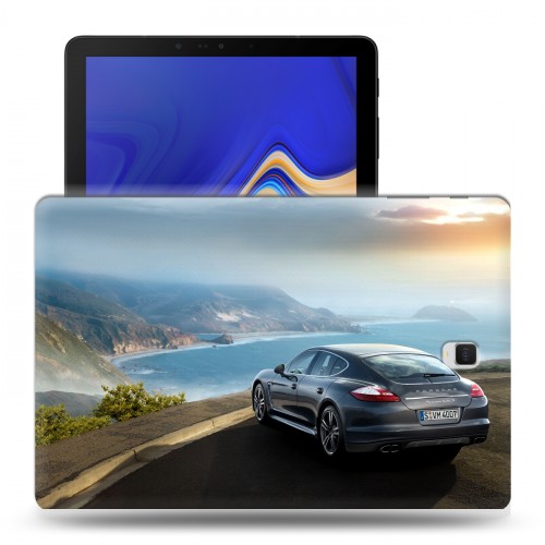 Дизайнерский силиконовый чехол для Samsung Galaxy Tab S4 Porsche