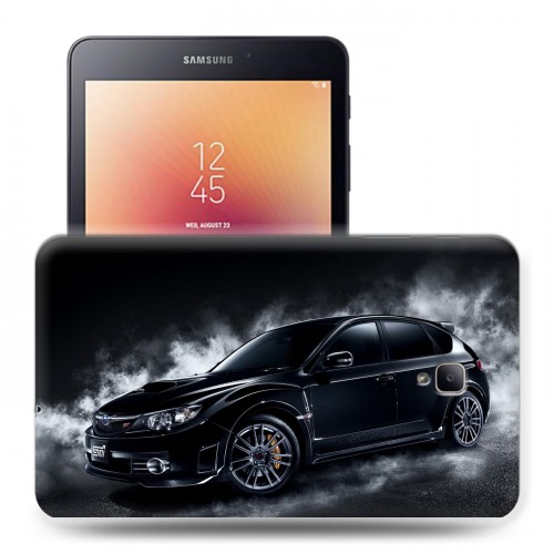 Дизайнерский силиконовый чехол для Samsung Galaxy Tab A 8.0 (2017) Subaru