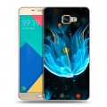 Дизайнерский силиконовый чехол для Samsung Galaxy A9 Абстракции Неон