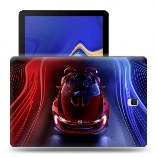 Дизайнерский силиконовый чехол для Samsung Galaxy Tab S4 volkswagen