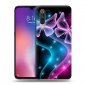 Дизайнерский силиконовый с усиленными углами чехол для Xiaomi Mi9 Абстракции Неон