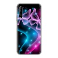 Дизайнерский пластиковый чехол для Huawei Y9s Абстракции Неон