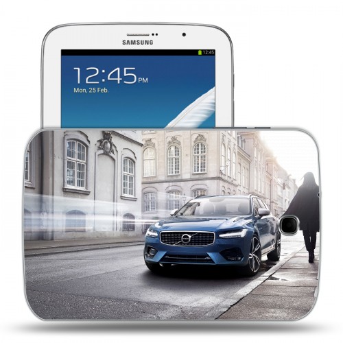 Дизайнерский силиконовый чехол для Samsung Galaxy Note 8.0  Volvo
