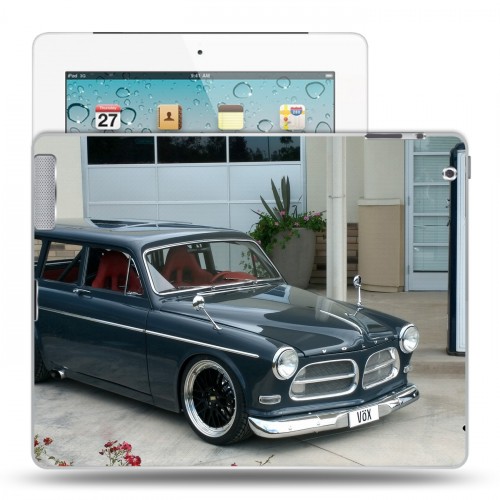 Дизайнерский пластиковый чехол для Ipad 2/3/4  Volvo