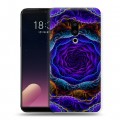 Дизайнерский пластиковый чехол для Meizu 15 Plus Абстракции Неон