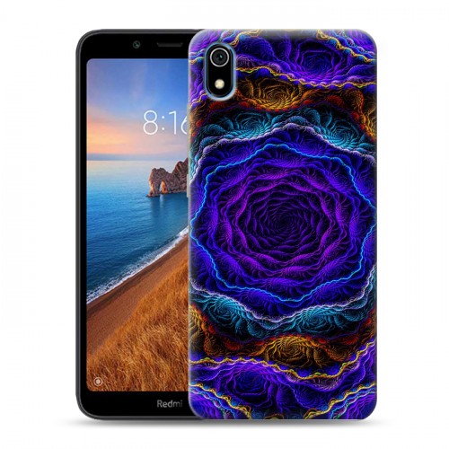 Дизайнерский силиконовый чехол для Xiaomi RedMi 7A Абстракции Неон