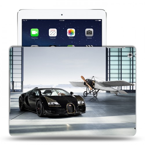 Дизайнерский пластиковый чехол для Ipad (2017) bugatti