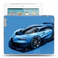 Дизайнерский пластиковый чехол для Ipad 2/3/4 bugatti