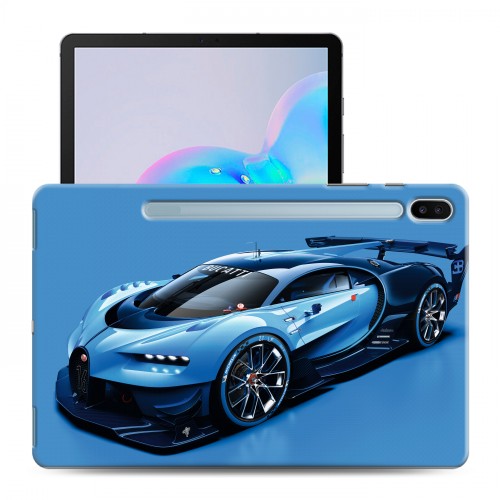 Дизайнерский силиконовый чехол для Samsung Galaxy Tab S6 bugatti