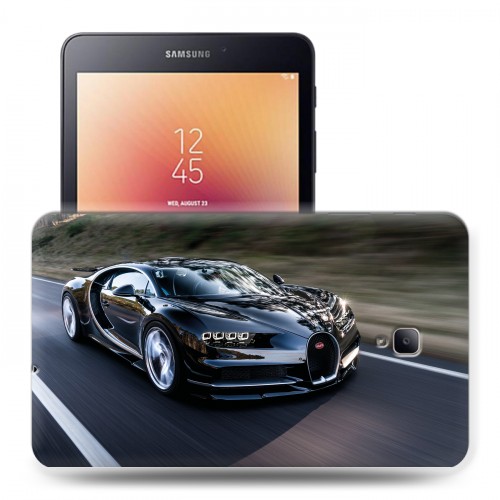 Дизайнерский силиконовый чехол для Samsung Galaxy Tab A 8.0 (2017) bugatti