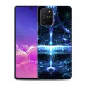 Дизайнерский силиконовый с усиленными углами чехол для Samsung Galaxy S10 Lite Абстракции Неон