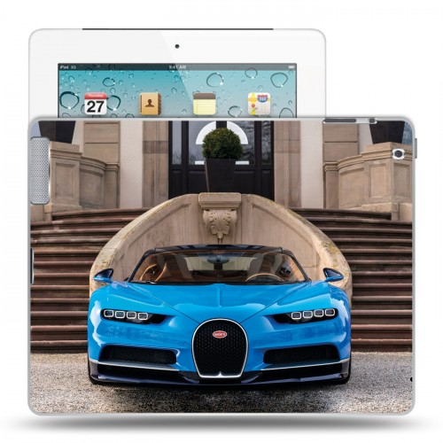 Дизайнерский пластиковый чехол для Ipad 2/3/4 Bugatti