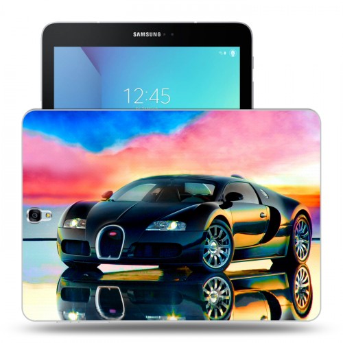 Дизайнерский силиконовый чехол для Samsung Galaxy Tab S3 Bugatti