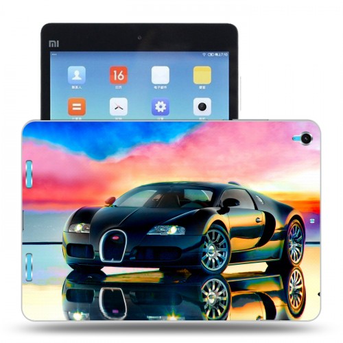 Дизайнерский силиконовый чехол для Xiaomi MiPad Bugatti