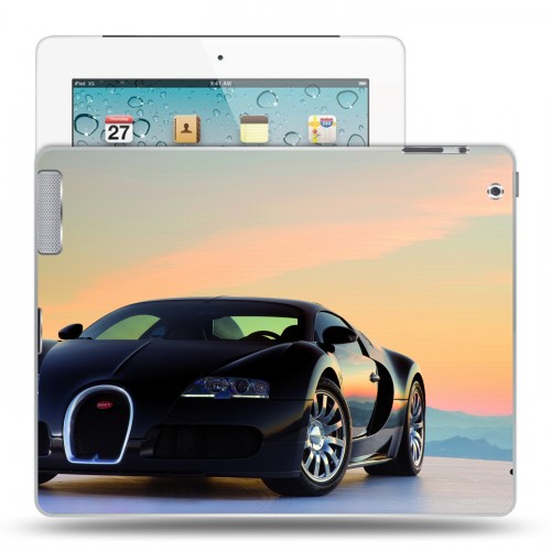 Дизайнерский пластиковый чехол для Ipad 2/3/4 Bugatti