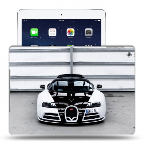 Дизайнерский пластиковый чехол для Ipad (2017) Bugatti