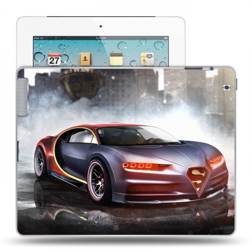 Дизайнерский пластиковый чехол для Ipad 2/3/4 Bugatti