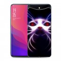 Дизайнерский силиконовый чехол для OPPO Find X Абстракции Неон