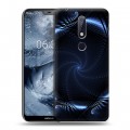 Дизайнерский пластиковый чехол для Nokia 6.1 Plus Абстракции Неон