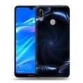 Дизайнерский пластиковый чехол для Huawei Y6 (2019) Абстракции Неон